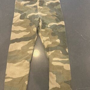 Crewcuts Green and Tan Camouflage Leggings